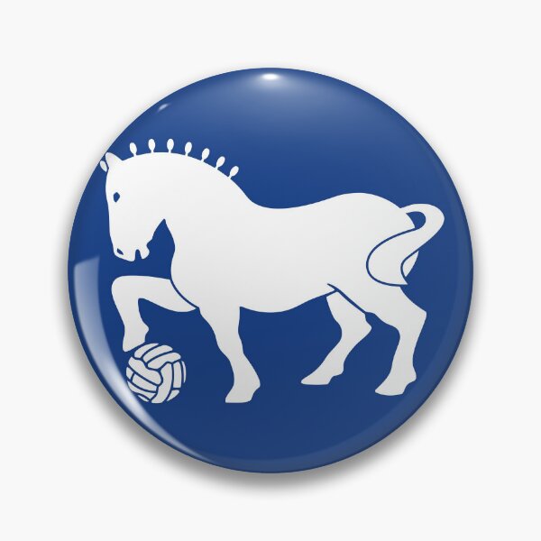 Item preview, White Horse with Football Crest designed and sold by benjamnherbrt.