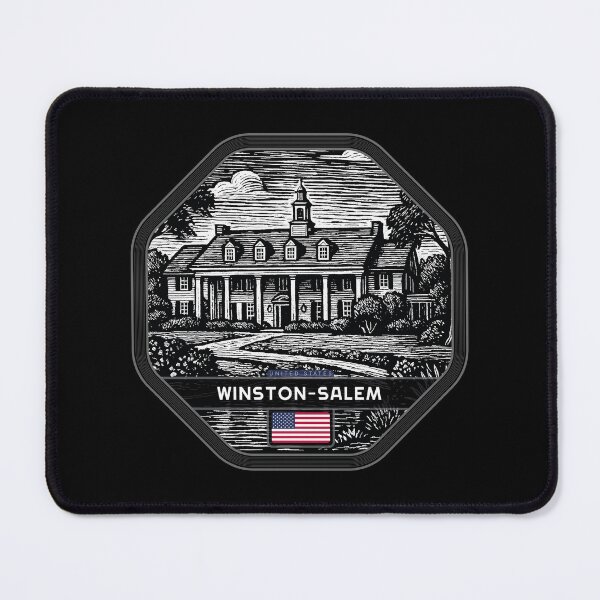Item preview, Winston-Salem USA Linocut Style  designed and sold by Thistle-TShop.