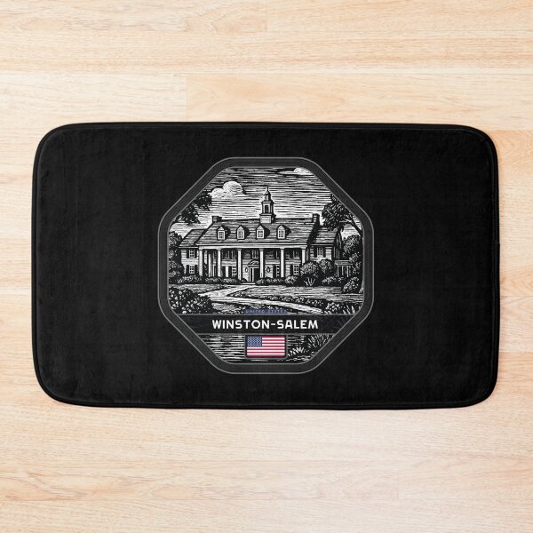 Item preview, Winston-Salem USA Linocut Style  designed and sold by Thistle-TShop.