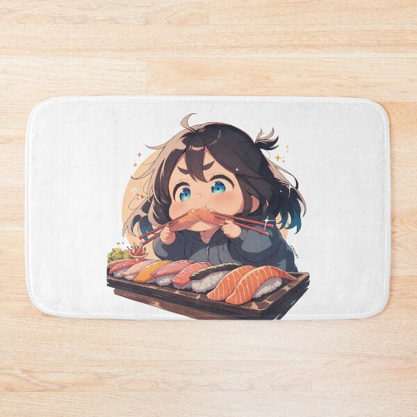 Item preview, Asuka Tanaka Sound Euphonium Chibi Sushi Double Bite designed and sold by Spraykart.