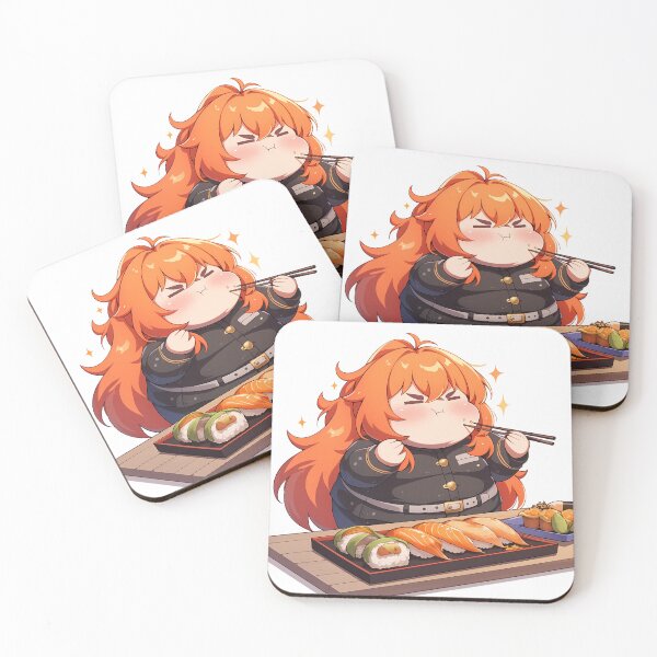 Item preview, Diluc Genshin Impact Chibi Sushi No Nonsense Feast designed and sold by Spraykart.