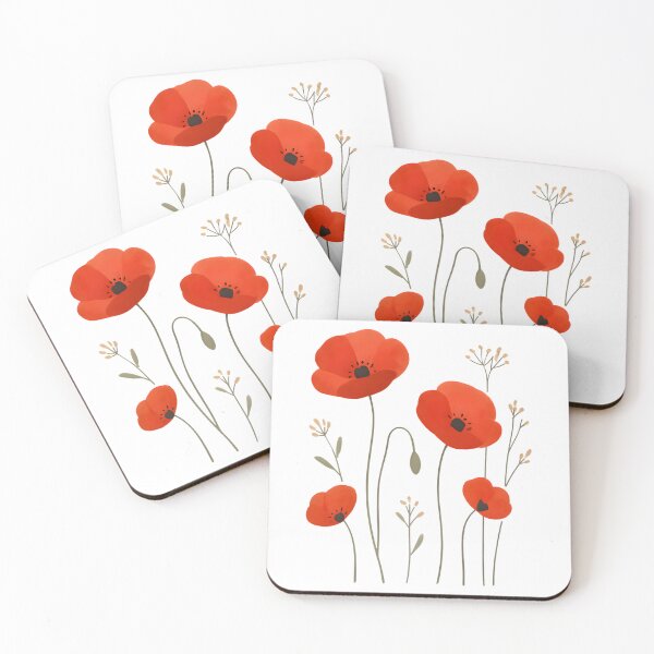 Artikelvorschau, Kleine rote Mohnblumen entworfen und verkauft von uunaa.