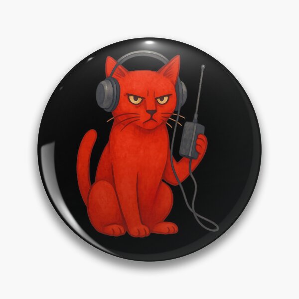 Item preview, Security Cat on Duty designed and sold by MoonfurStudio.