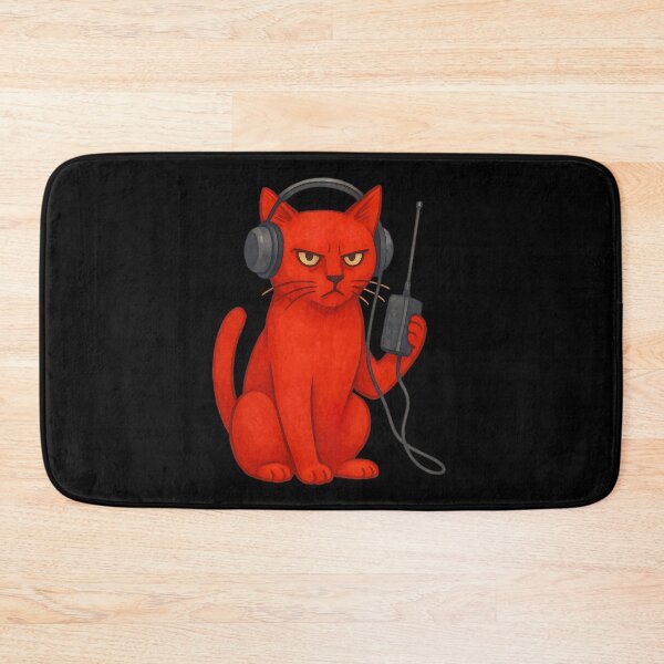 Item preview, Security Cat on Duty designed and sold by MoonfurStudio.