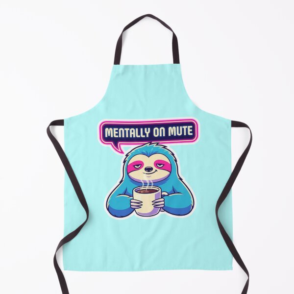 Item preview, Funny Sloth Introvert Coffee Meme Sticker designed and sold by Gentlestate.