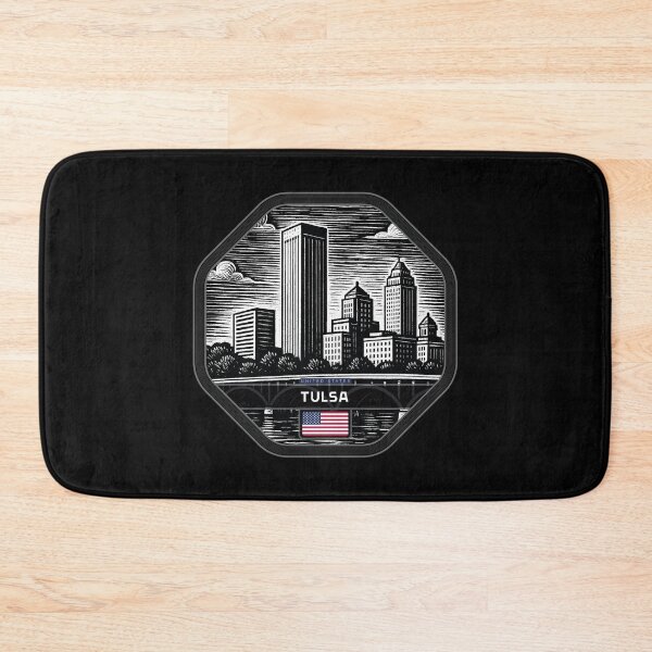 Item preview, Tulsa USA Linocut Style  designed and sold by Thistle-TShop.