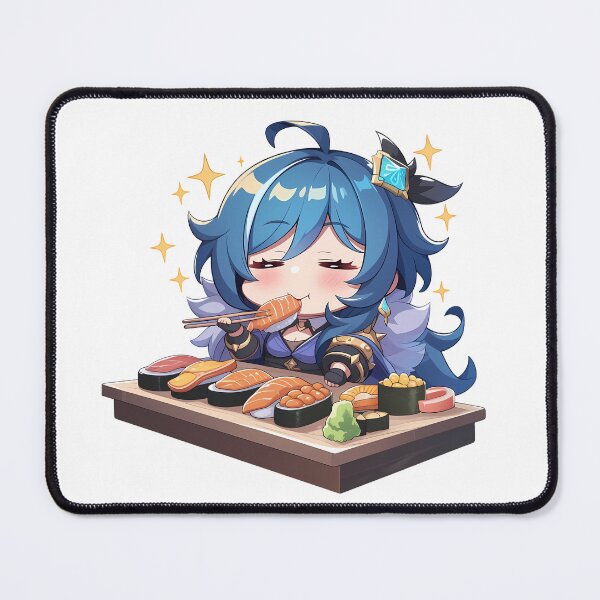 Item preview, Kaeya Genshin Impact Chibi Sushi Sparkle Feast designed and sold by Spraykart.