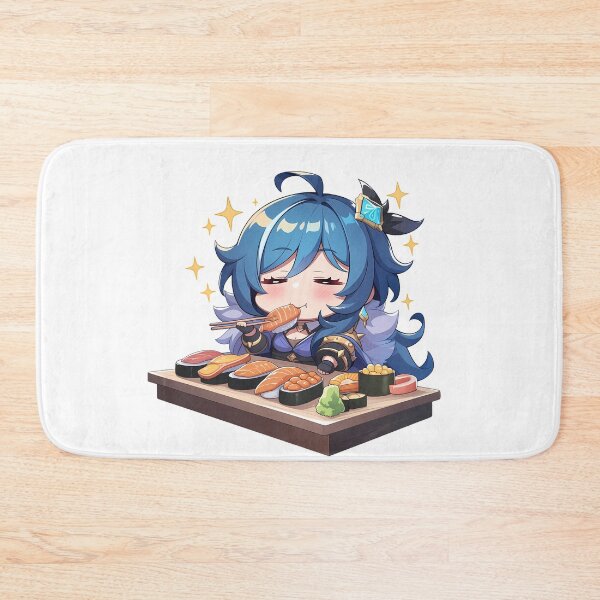 Item preview, Kaeya Genshin Impact Chibi Sushi Sparkle Feast designed and sold by Spraykart.