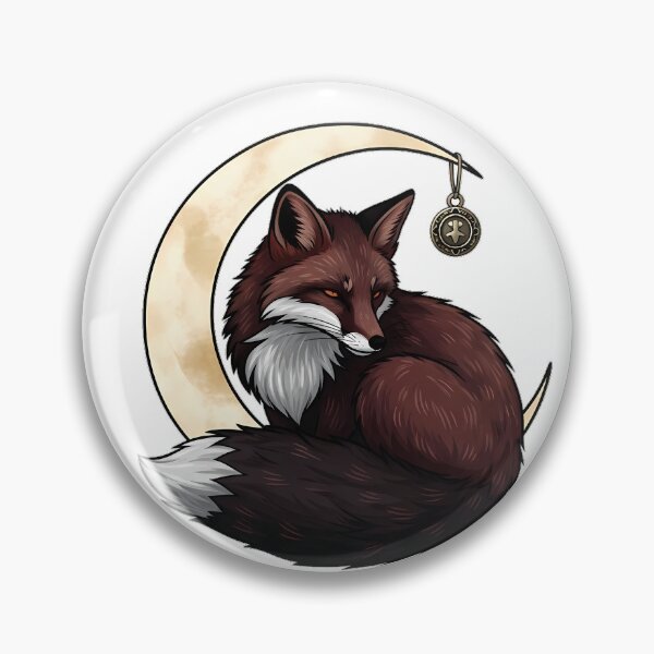Item preview, Crescent Fox Relic designed and sold by IllumeInk.