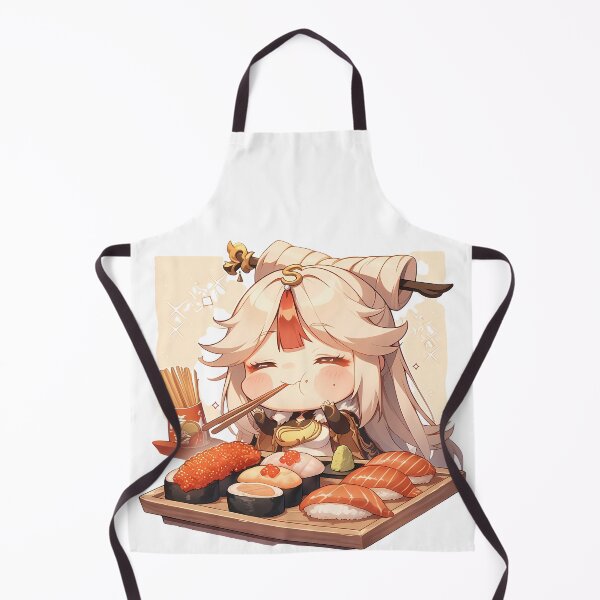 Item preview, Ningguang Genshin Impact Chibi Sushi Elegant Mood designed and sold by Spraykart.