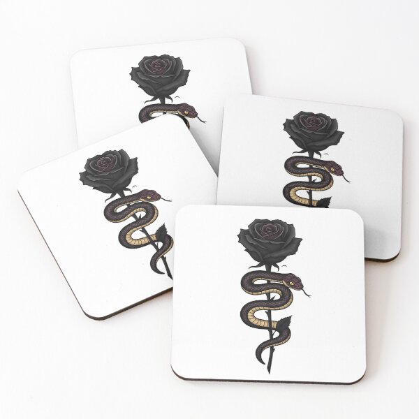 Item preview, Serpent Black Rose designed and sold by IllumeInk.