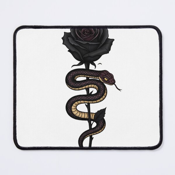 Item preview, Serpent Black Rose designed and sold by IllumeInk.