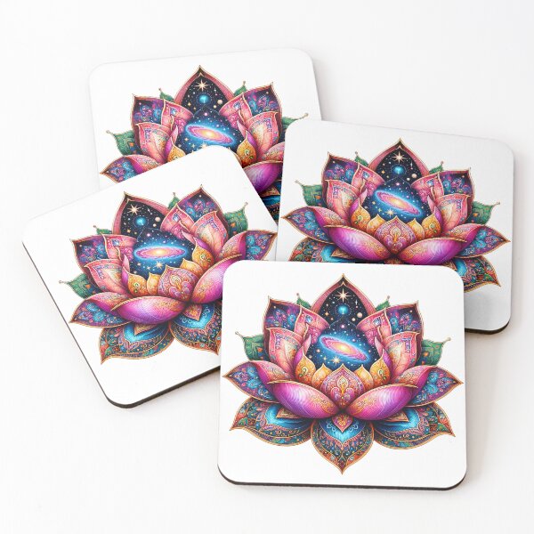 Item preview, Celestial Lotus Galaxy | Pattachitra Inspired Floral Art designed and sold by Radhamadhaba Pattachitra Vibes”.