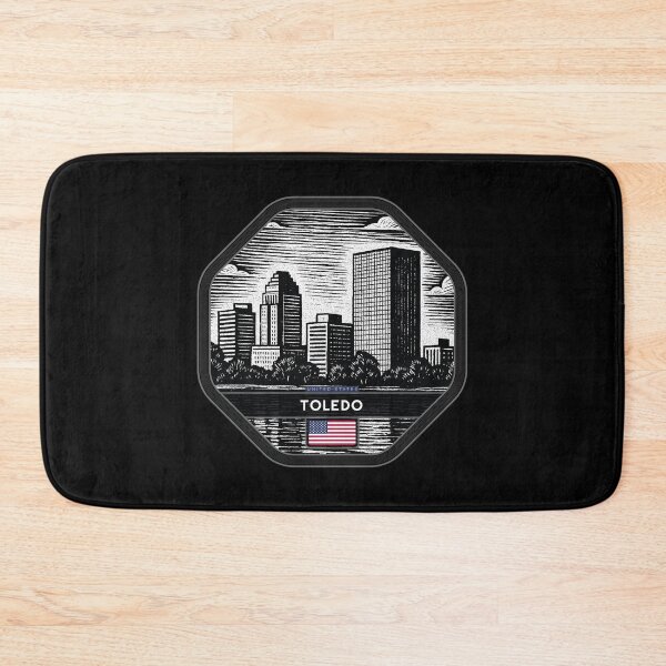 Item preview, Toledo USA Linocut Style  designed and sold by Thistle-TShop.