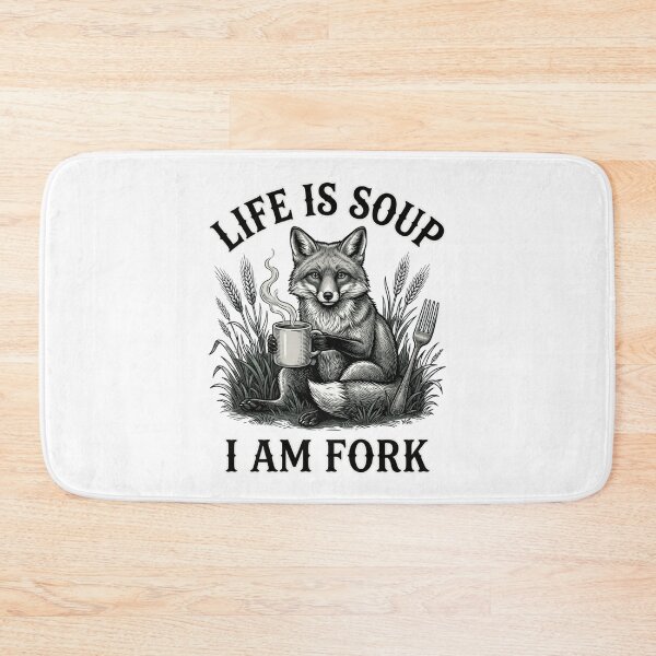 Item preview, Life-is-Soup-I-Am-Fork-frog designed and sold by w66aboo.