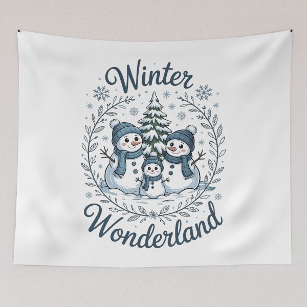 Item preview, Winter Wonderland Cute Snowman Xmas Girly designed and sold by EllenJast.