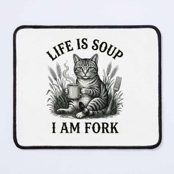 Item preview, Life-is-Soup-I-Am-Fork-frog designed and sold by w66aboo.