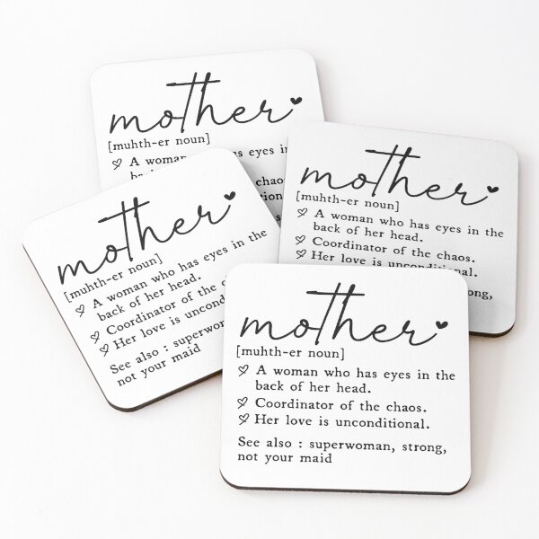 Item preview, Mother Definition Funny Mom Quote Cute Mother's Day Gift Loving Mom Humor designed and sold by Ladys-Gents.