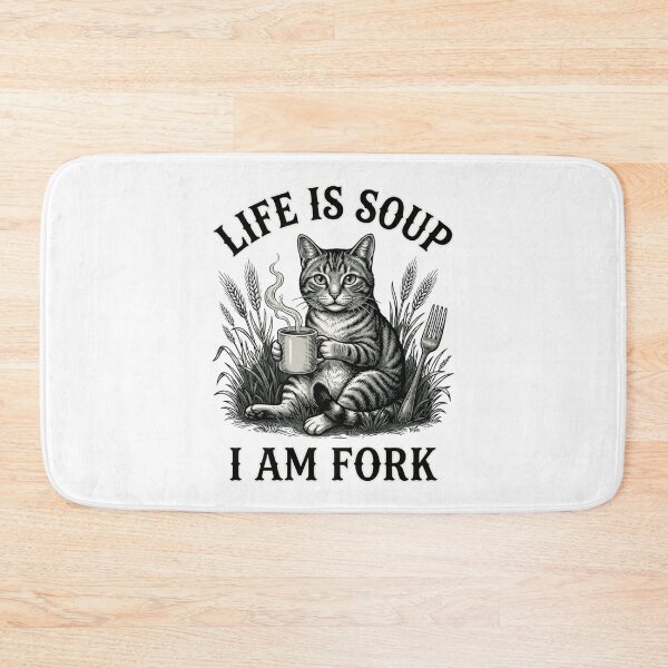 Item preview, Life-is-Soup-I-Am-Fork-frog designed and sold by w66aboo.