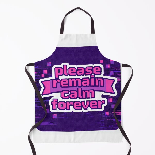 Item preview, Please Remain Calm Forever - Retro Pixel Meme Art designed and sold by PictorialWhimsy.
