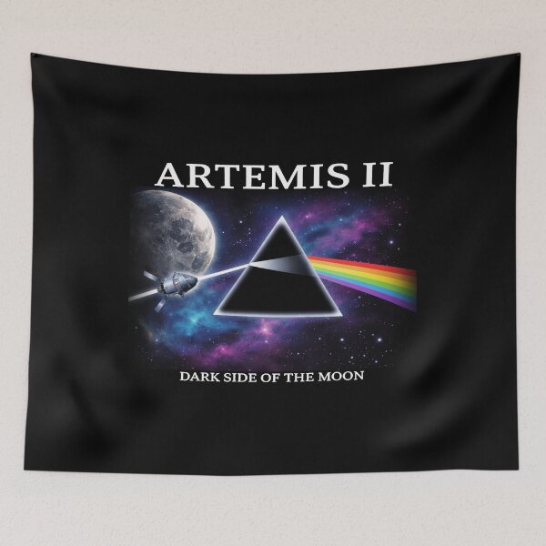 Item preview, Artemis II Dark Side of the Moon Space Mission, Future Moon Mission, Artemis II 2026 Rocket Launch designed and sold by MaiVNMiMi.