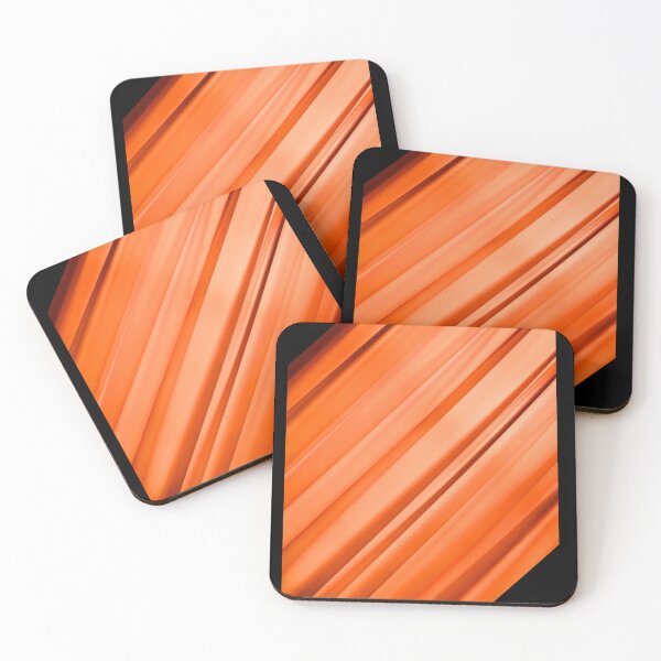 Item preview, Dynamic Orange Diagonal Strips - Abstract Modern Geometric Pattern designed and sold by AbulailArt.