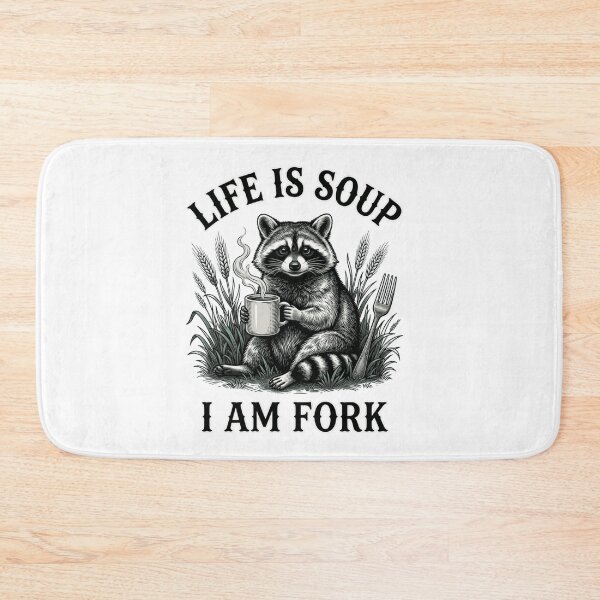 Item preview, Life-is-Soup-I-Am-Fork-frog designed and sold by w66aboo.