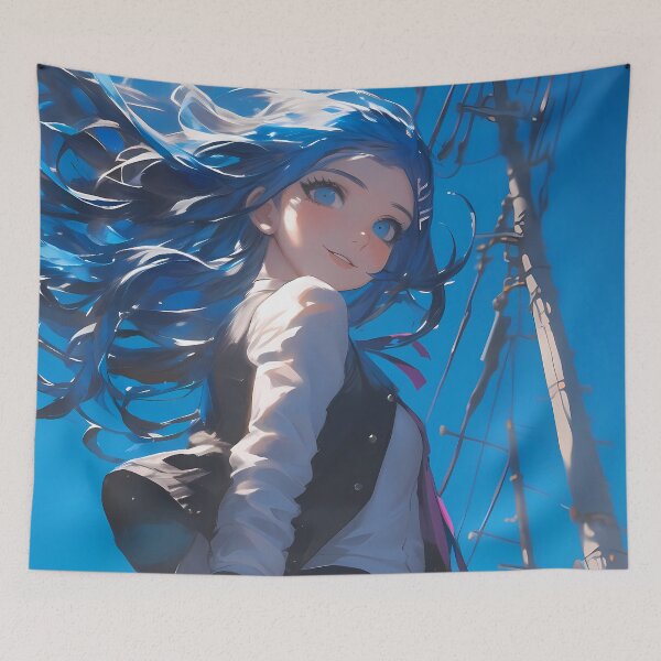 Item preview, Sayaka Maizono Danganronpa Blue Sky Soft Light Moment designed and sold by Spraykart.