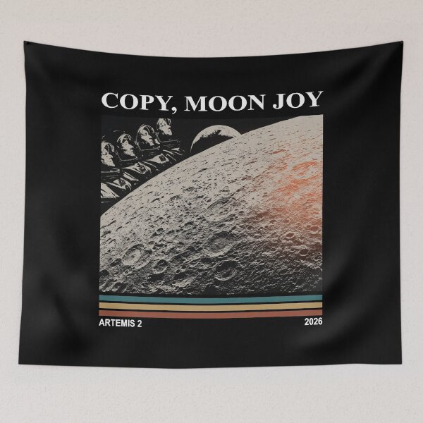 Item preview, Copy Moon Joy Artemis 2, Artemis II Dark Side of the Moon Space Mission, Future Moon Mission, Artemis II 2026 Rocket Launch designed and sold by MaiVNMiMi.