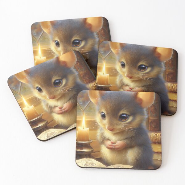 Item preview, Candlelight Whispers of the Little Book Mouse designed and sold by MyMagicalPlace.