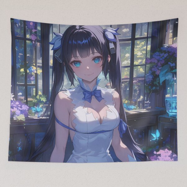 Item preview, Hestia Danmachi Soft Garden Smile Blue Eyes designed and sold by Spraykart.