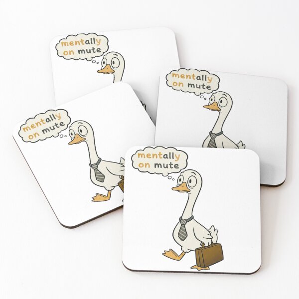 Item preview, Funny Office Goose Introvert Meme Sticker designed and sold by Gentlestate.