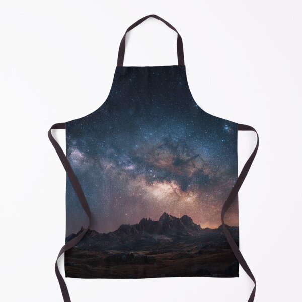 Item preview, Midnight Starry Sky Sunset Mountains designed and sold by GrinGalore.