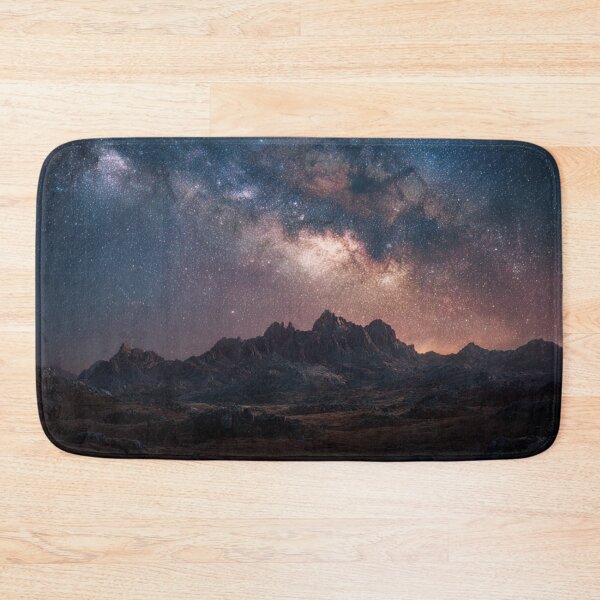 Item preview, Midnight Starry Sky Sunset Mountains designed and sold by GrinGalore.