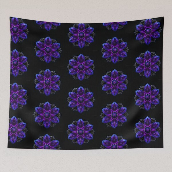 Item preview, Deep Violet Royal Bloom Cosmic Flower designed and sold by Quotable Gear.