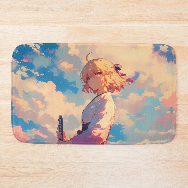 Item preview, Okita Souji Fate Grand Order Katana Kimono Sunset Clouds designed and sold by Spraykart.