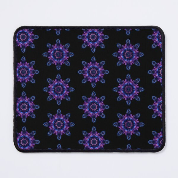 Item preview, Electric Mandala Cosmic Bloom Digital Art designed and sold by Quotable Gear.