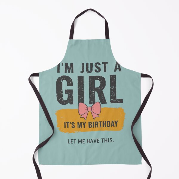 Item preview, I'm Just A Girl It's My Birthday Funny Coquette Bow Birthday Design designed and sold by PACS0011.