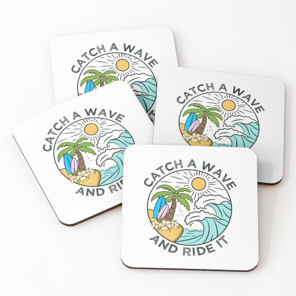 Item preview, Catch a Wave and Ride It Surf Design - Ocean Wave Beach Surfing Lifestyle Graphic designed and sold by KymeraStudio25.