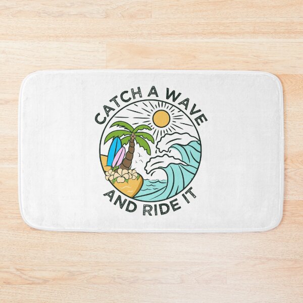Item preview, Catch a Wave and Ride It Surf Design - Ocean Wave Beach Surfing Lifestyle Graphic designed and sold by KymeraStudio25.
