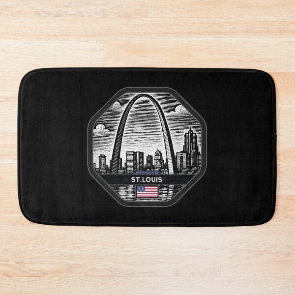 Item preview, St.Louis USA Linocut Style  designed and sold by Thistle-TShop.