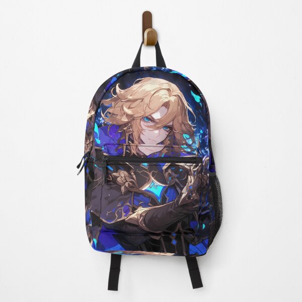 Item preview, Dainsleif Genshin Impact Mystic Blue Glow Anime Boy In Night designed and sold by Spraykart.