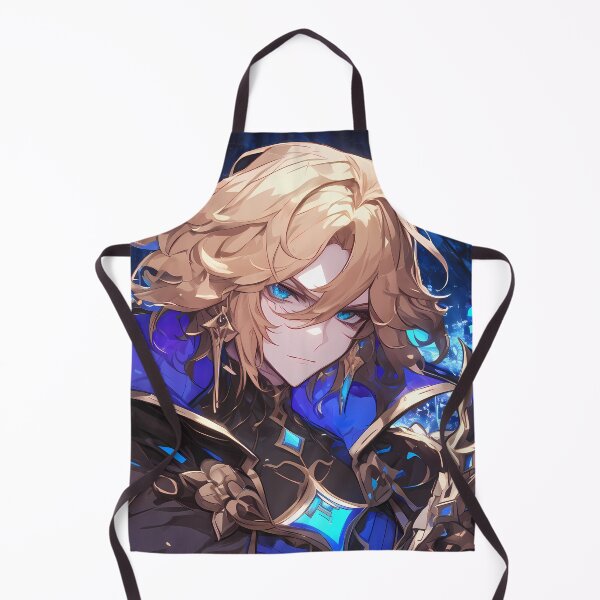 Item preview, Dainsleif Genshin Impact Mystic Blue Glow Anime Boy In Night designed and sold by Spraykart.