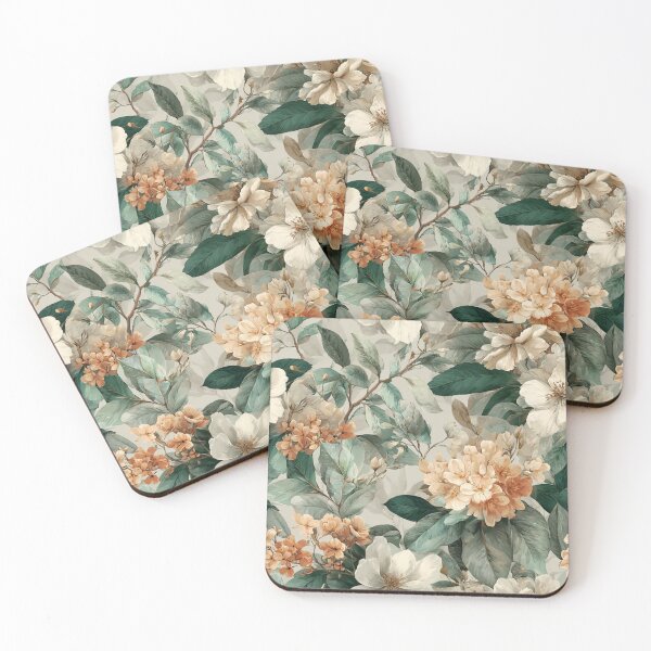 Item preview, Soft Romantic Calm Botanical Floral Sage Leaves Seamless Pattern designed and sold by GrinGalore.