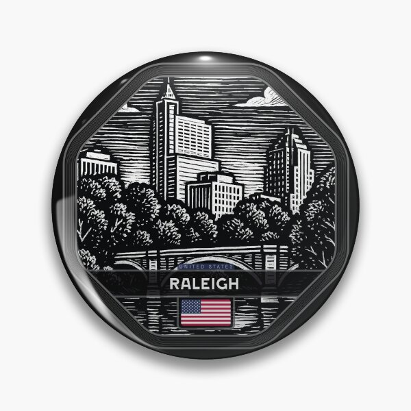Item preview, Raleigh USA Linocut Style  designed and sold by Thistle-TShop.