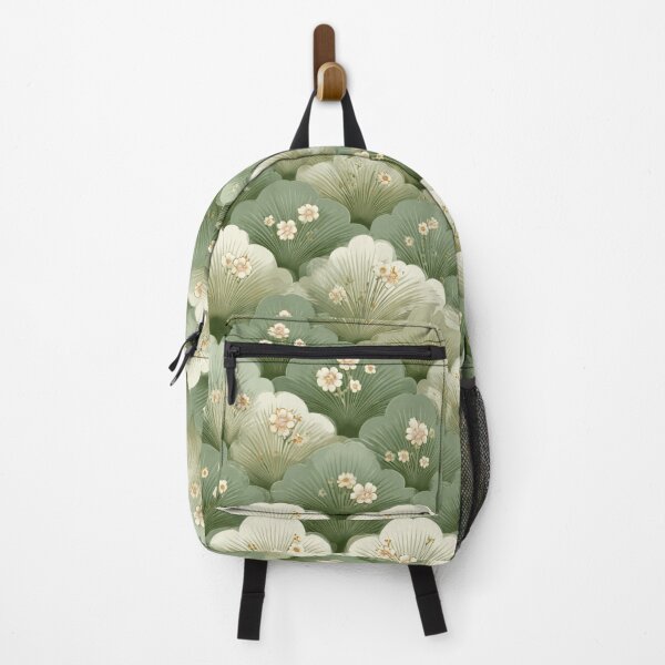 Item preview, Soft Romantic Muted Sage Ivory Floral Bush Seamless Pattern designed and sold by GrinGalore.