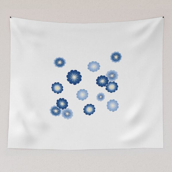 Item preview, blue sunflowers Blossom designed and sold by spiewolf.