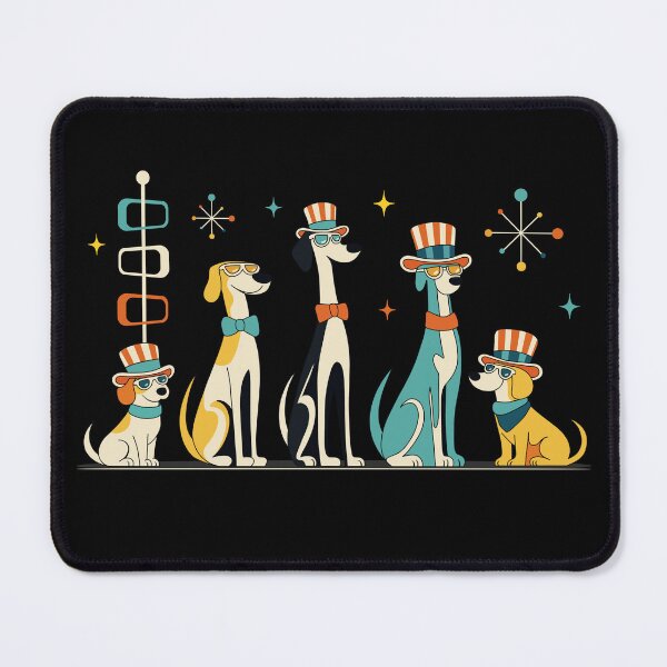 Item preview, Retro Mid-Century Modern Dogs 50s 60s Style designed and sold by gogo-jr.