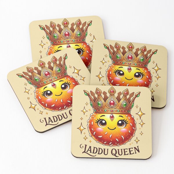 Item preview, Laddu Queen Cute Kawaii | Indian Sweet Lover Gift | Funny Desi Mithai Princess Design designed and sold by Globalcitytees.