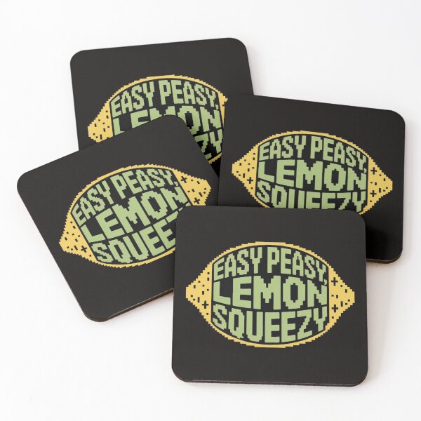 Item preview, Easy Peasy Lemon Squeezy Pixel Lemon Retro Cute Design designed and sold by NatArtSA.